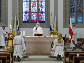 Lumen Christi - Auferstehungsmesse in St. Crescentius (Foto: Karl-Franz Thiede)
